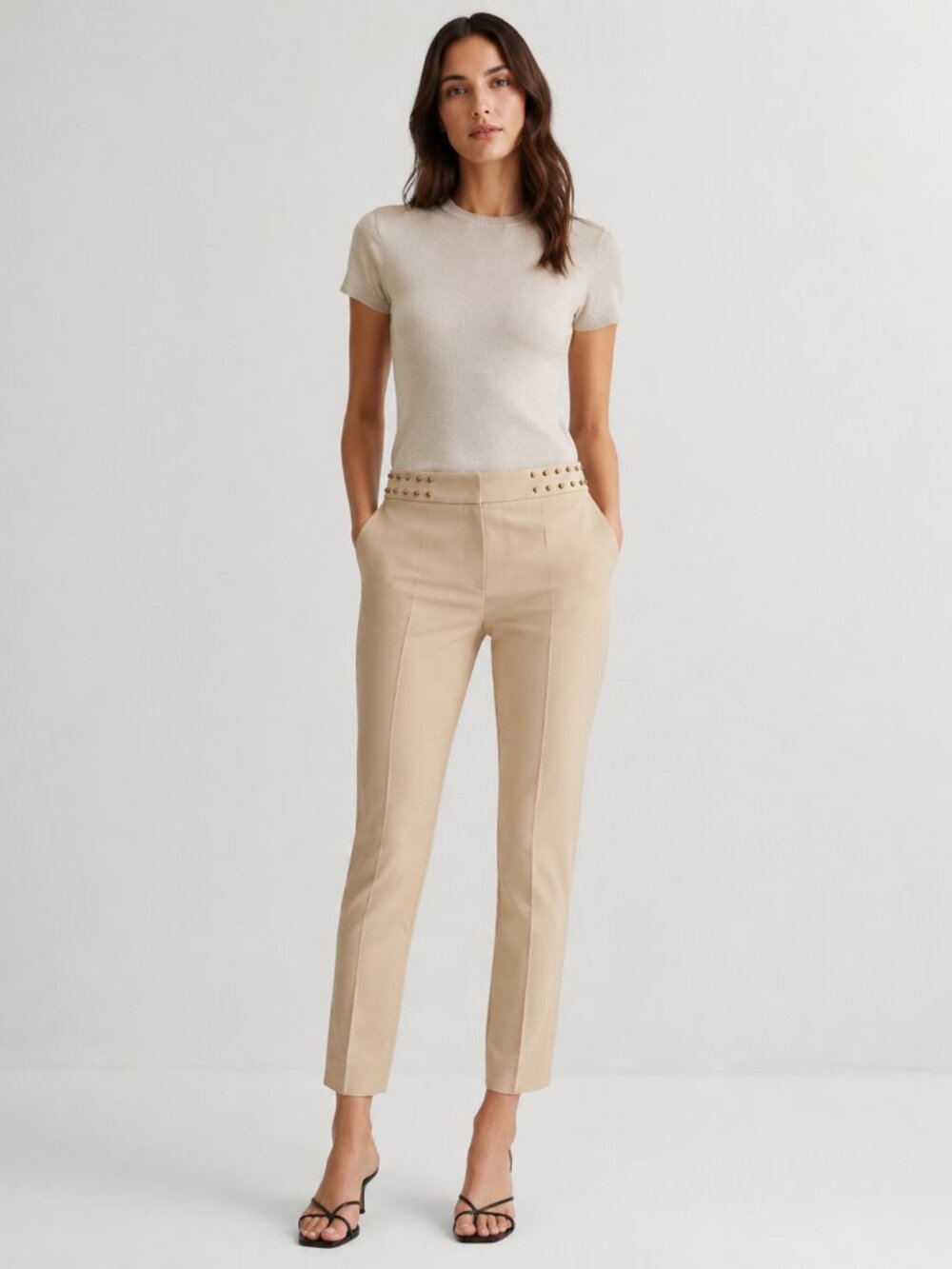 Zara Studded Waist Pants